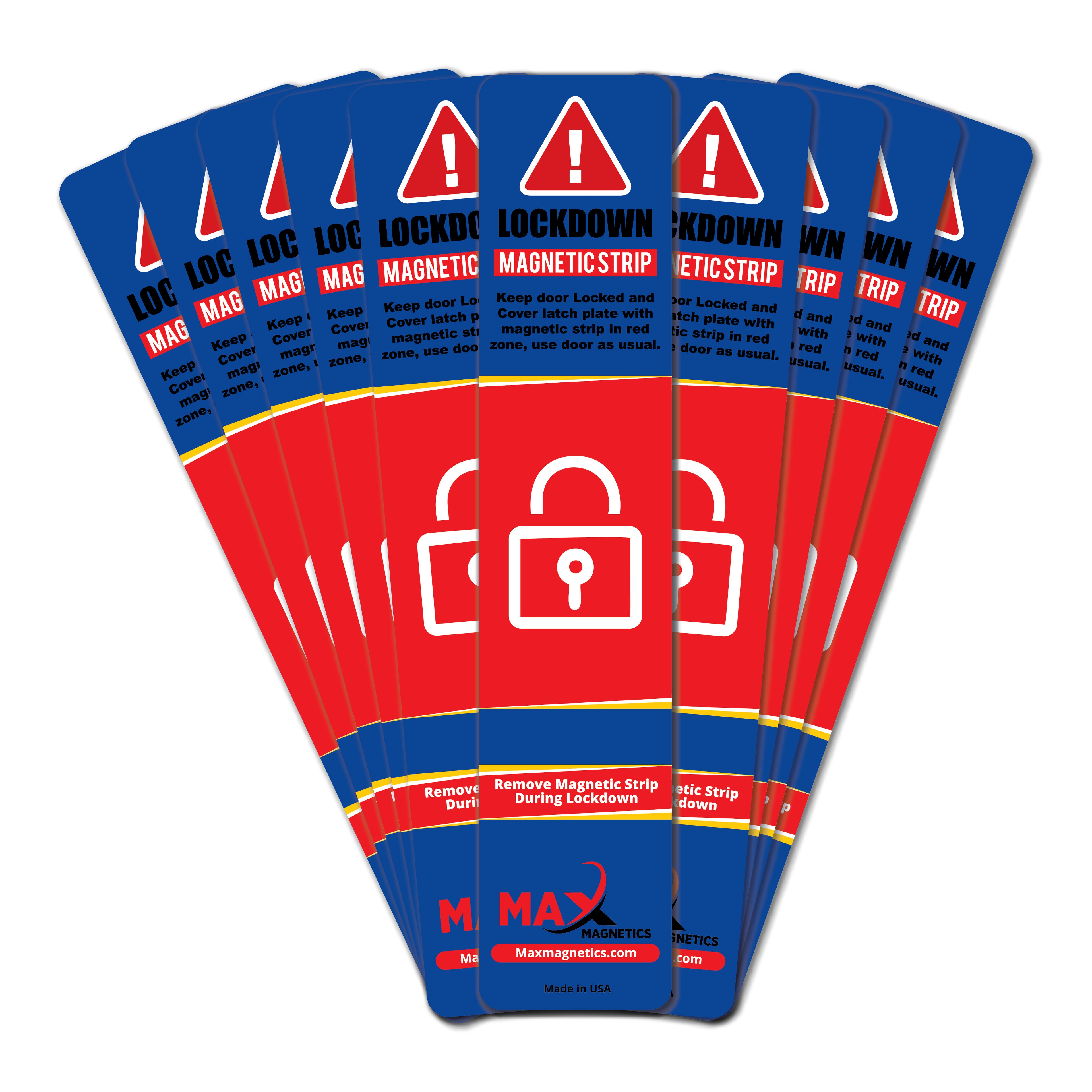 Blue Magnetic Strips For School Doors, Door Magnet