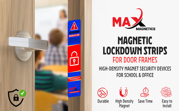 Blue Magnetic Strips For School Doors, Door Magnet