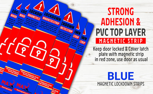 Blue Magnetic Strips For School Doors, Door Magnet