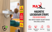 Yellow Magnetic Strips For School Doors, Door Magnet